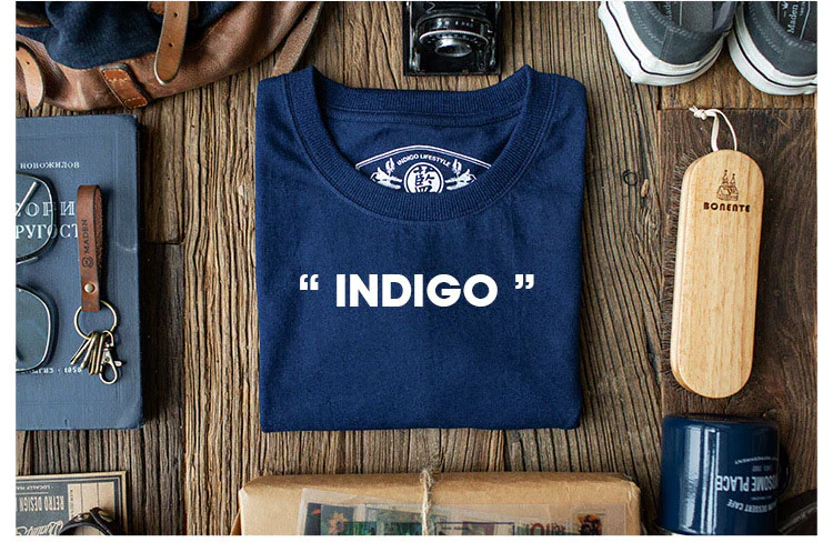 インディゴ Tシャツ - Image 11