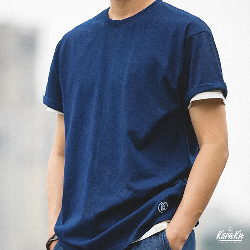 インディゴ Tシャツ - Image 8