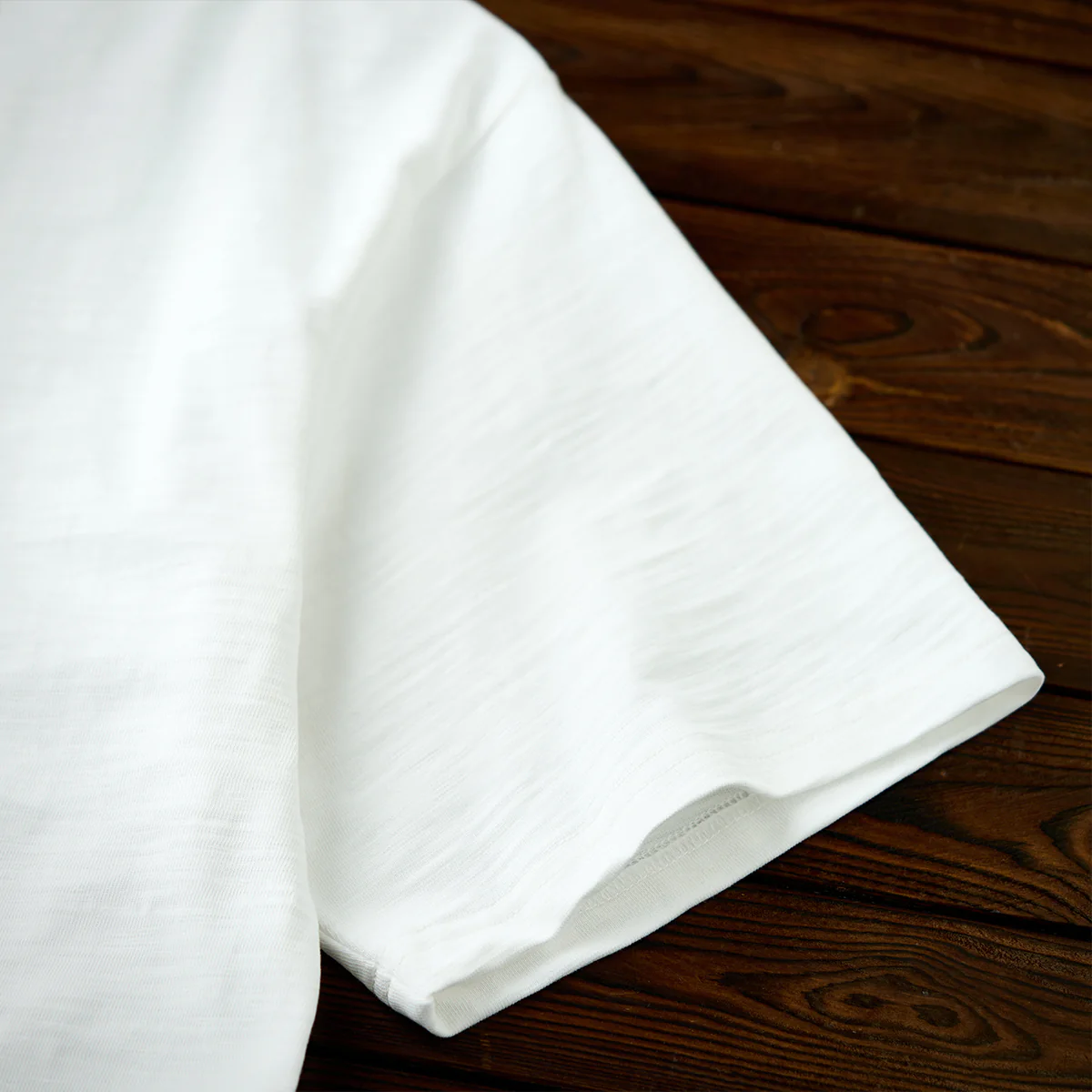 320g　ターコイズ風スナップボタン付きコットンスラブヘンリーTシャツ - Image 12