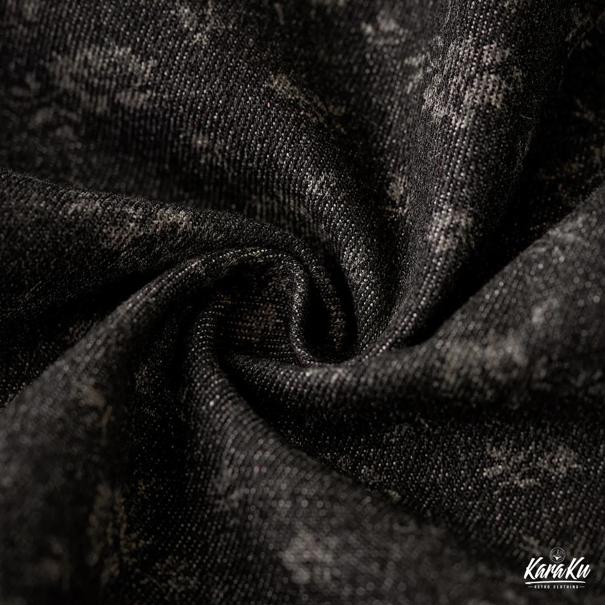 花柄ダッフルボタン付き長袖デニムシャツ - Image 16
