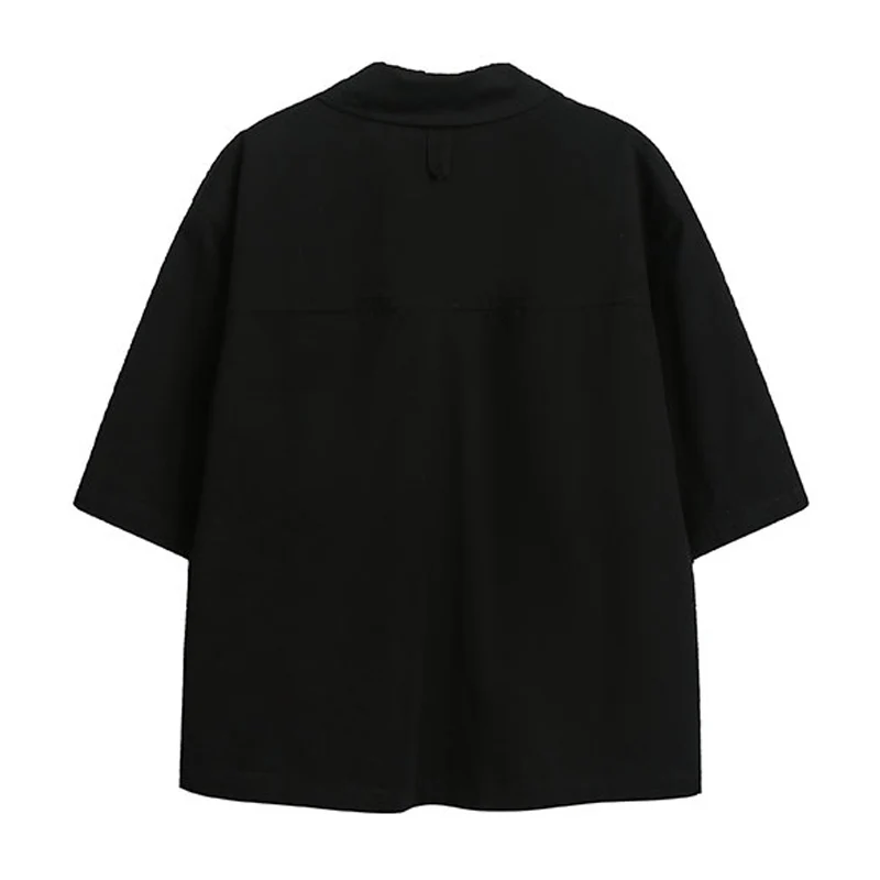無地3色コットンキューバカラーシャツ - Image 5