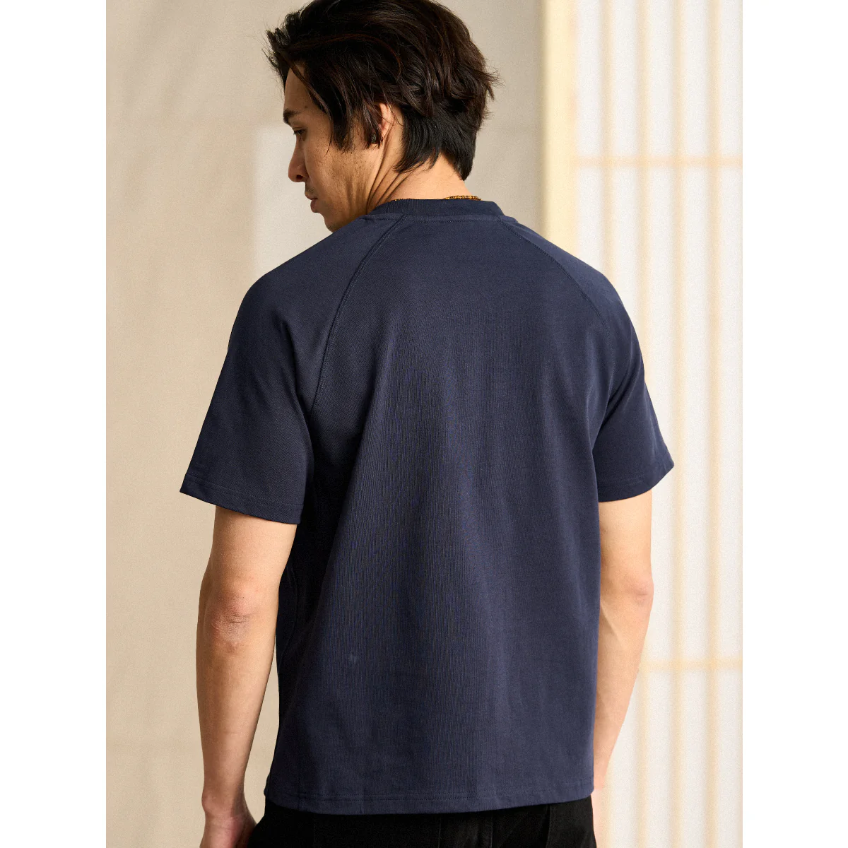 CLEANFIT Vガゼット入りラグランスリーブコットンTee - Image 10