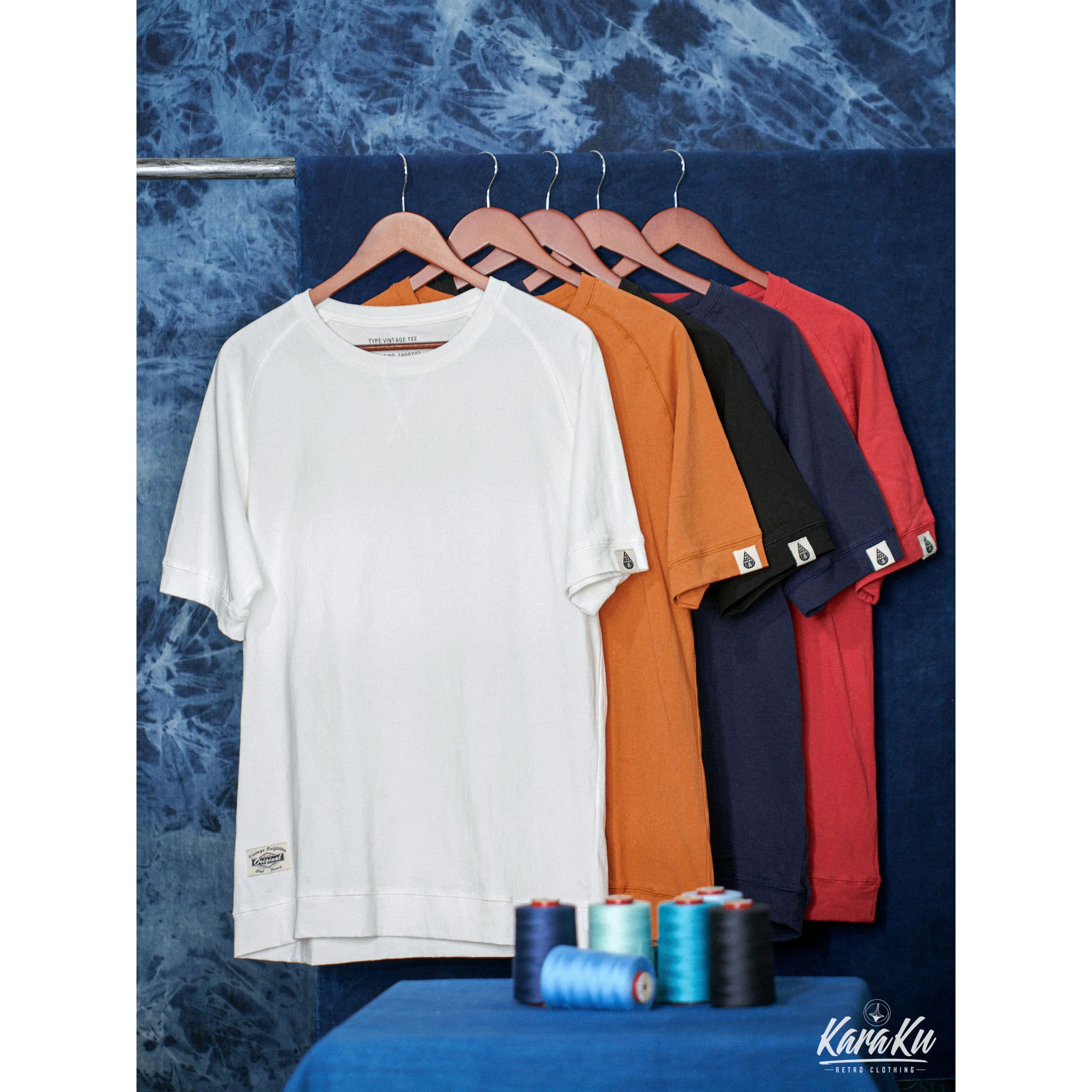 多色展開 ラグランスリーブコットンTシャツ - Image 8
