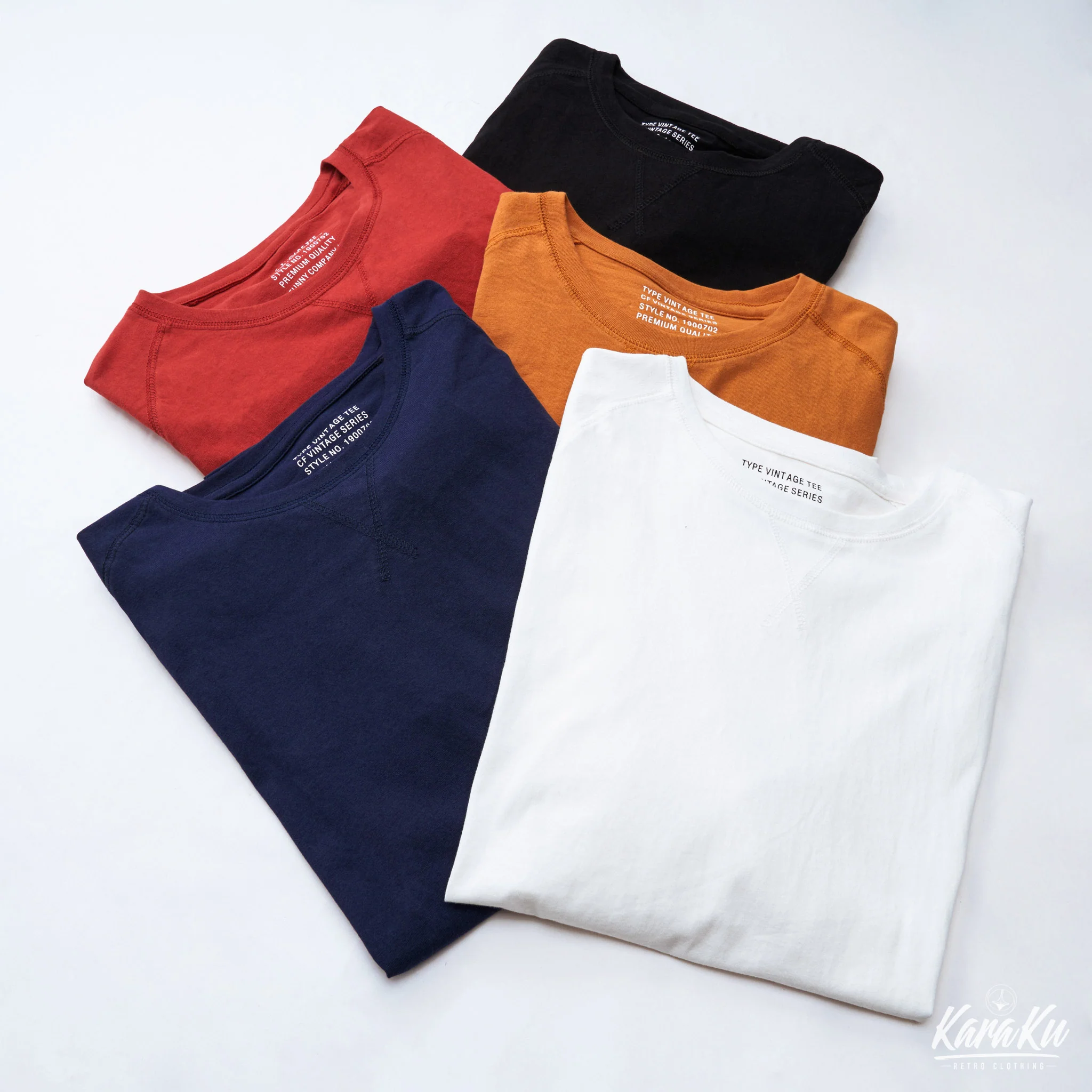多色展開 ラグランスリーブコットンTシャツ - Image 9
