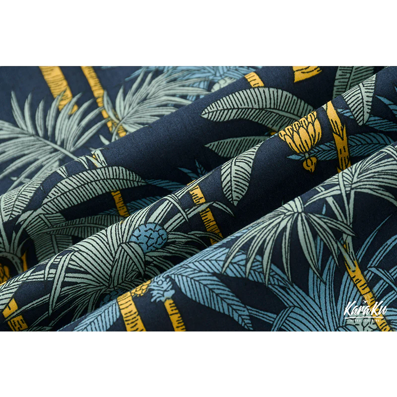 「RETRO HAWAII」ヤシ科総柄アロハシャツ - Image 8