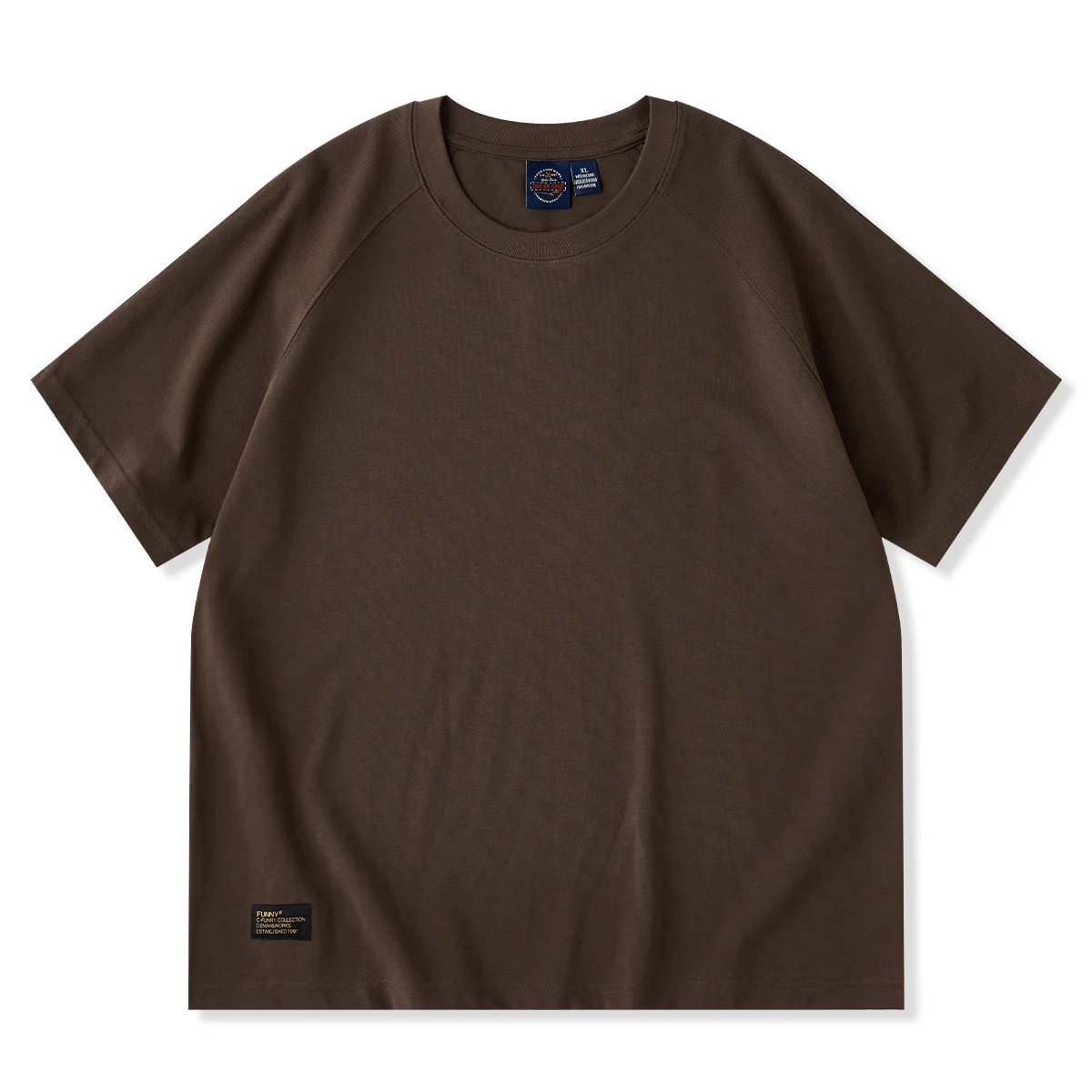 230gヘビーウェイト 無地ラグランスリーブTシャツ - Image 2