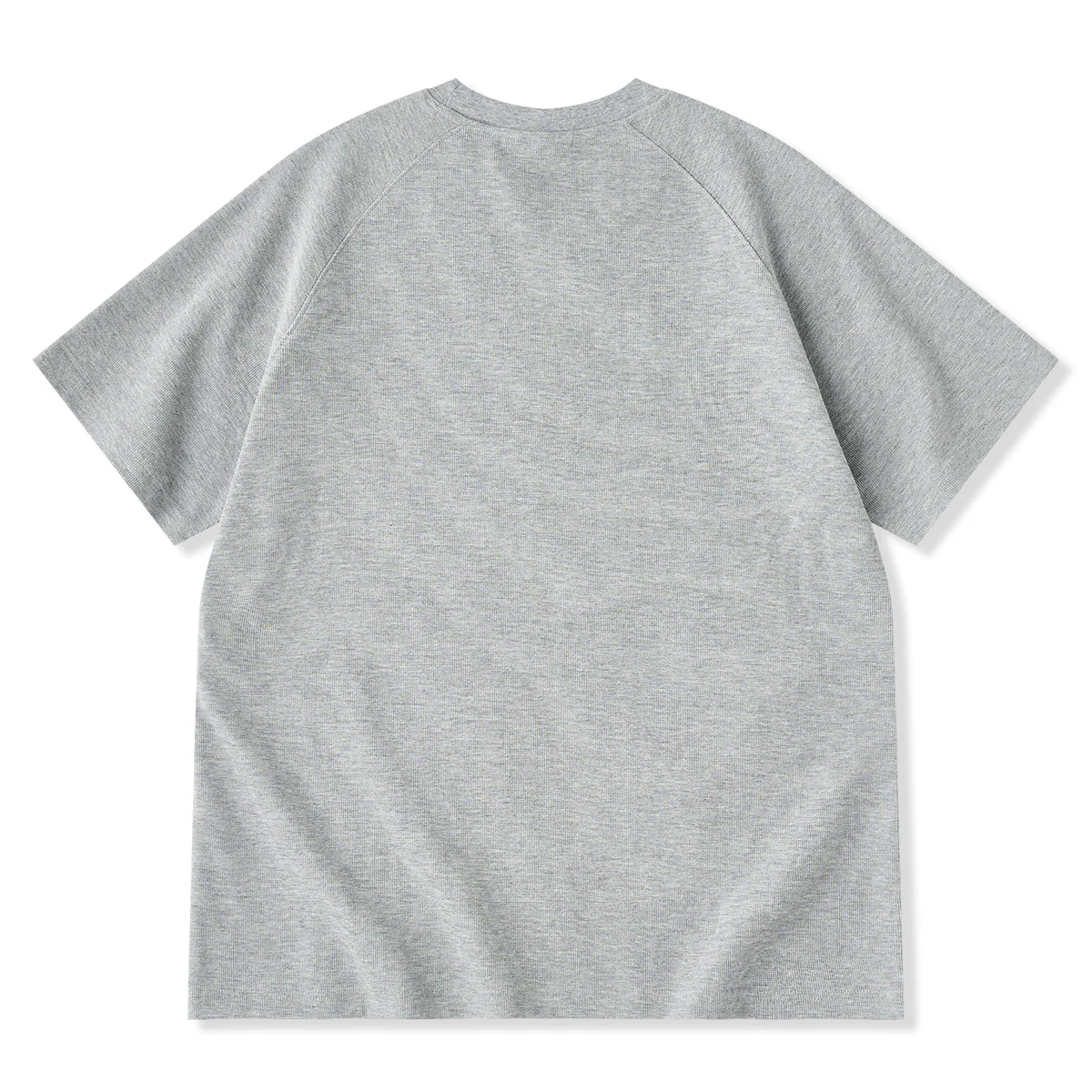 260gヘビーウェイト ワッフルラグランスリーブTシャツ - Image 4