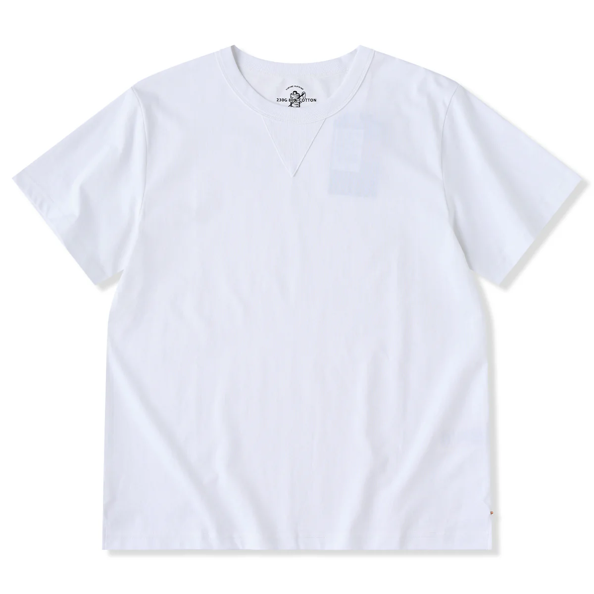 SORONA®涼感機能 海軍クルーネックコットン混紡Tee - Image 5
