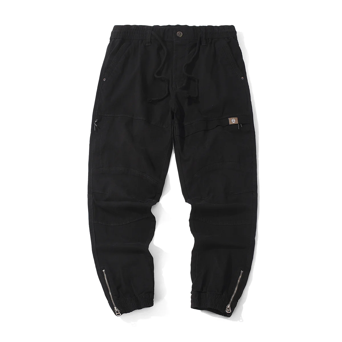 裾ジップ付き 膝パッチタクティカルパンツ - Image 3