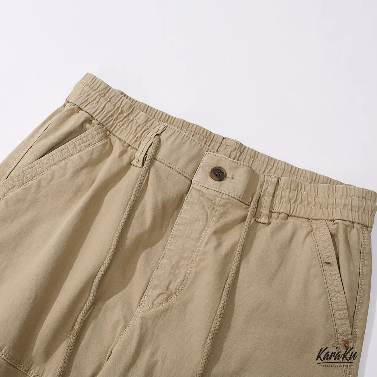 裾ジップ付き 膝パッチタクティカルパンツ - Image 8