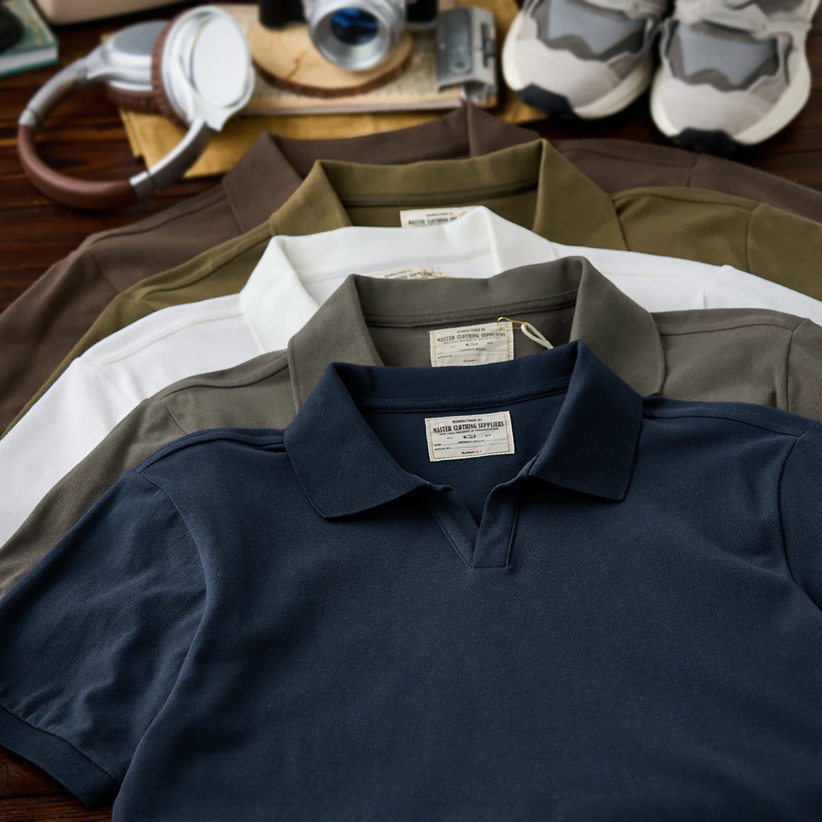 Clean Fit　5色展開イタリアンカラーポロシャツ - Image 8