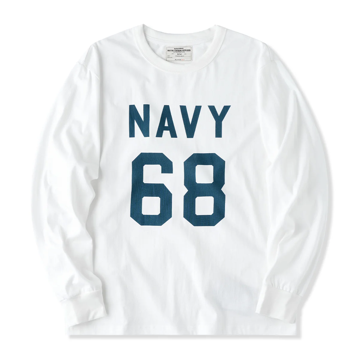 280ｇヘビーウェイト　「NAVY 68」プリントコットンロンＴ - Image 2
