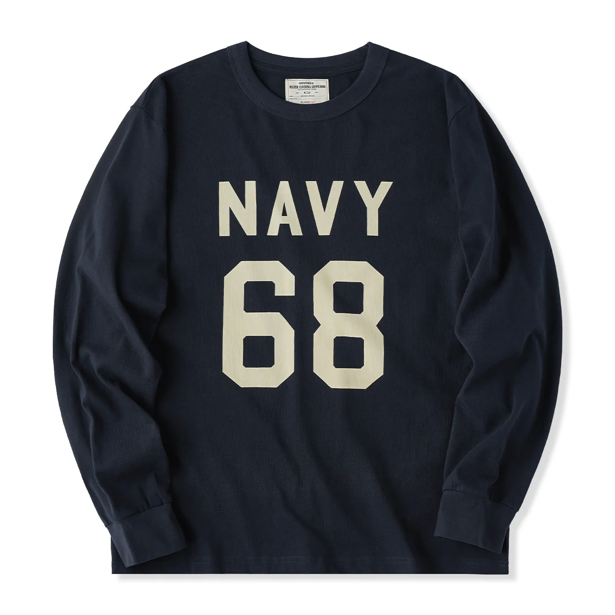 280ｇヘビーウェイト　「NAVY 68」プリントコットンロンＴ - Image 3