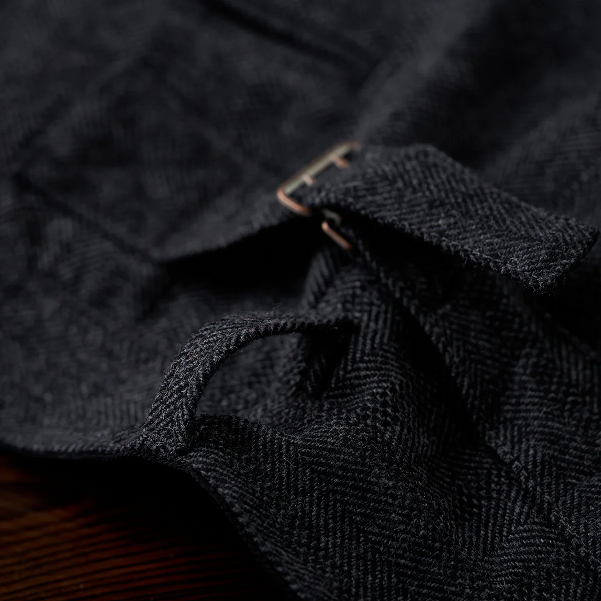 Business&Casual　ウール混ヘリンボーンツイルスラックス - Image 12