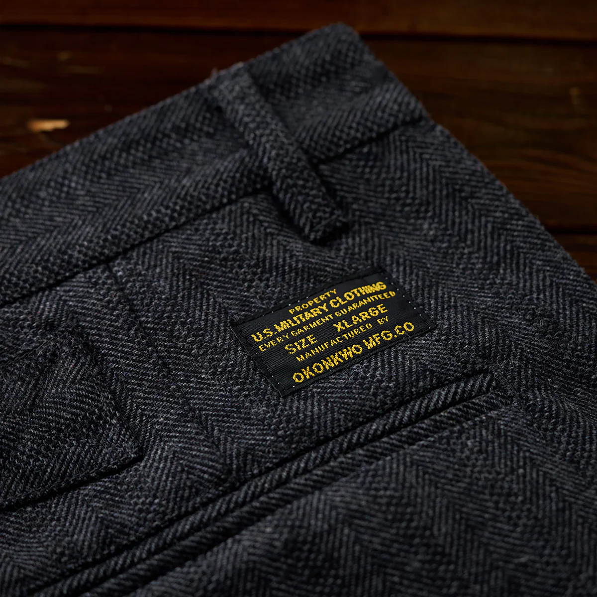 Business&Casual　ウール混ヘリンボーンツイルスラックス - Image 13