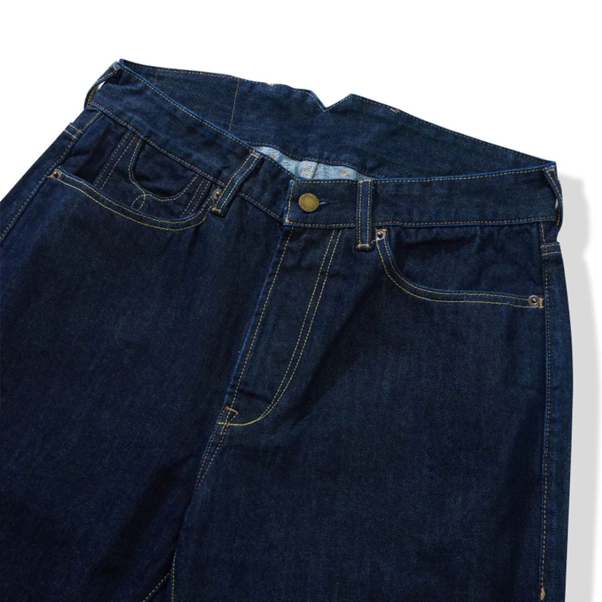 14.75oz 2タイプ選べるシンチバック付きヘビーウェイトデニムパンツ - Image 6