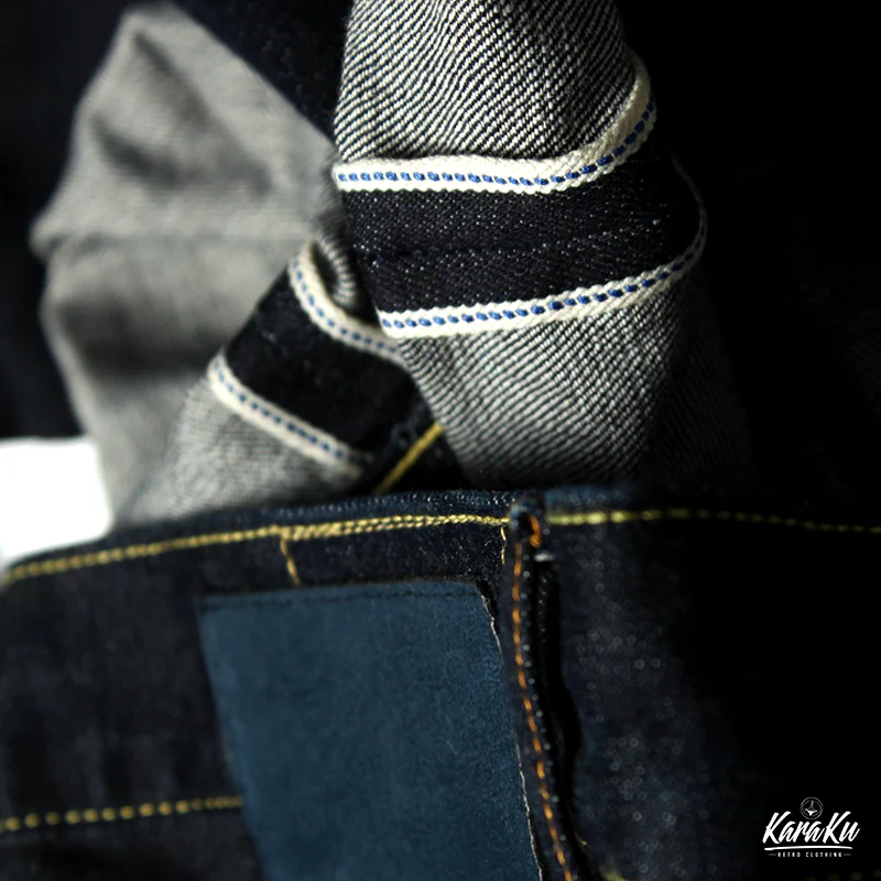 14oz 赤耳 ワンウォッシュデニムパンツ - Image 5