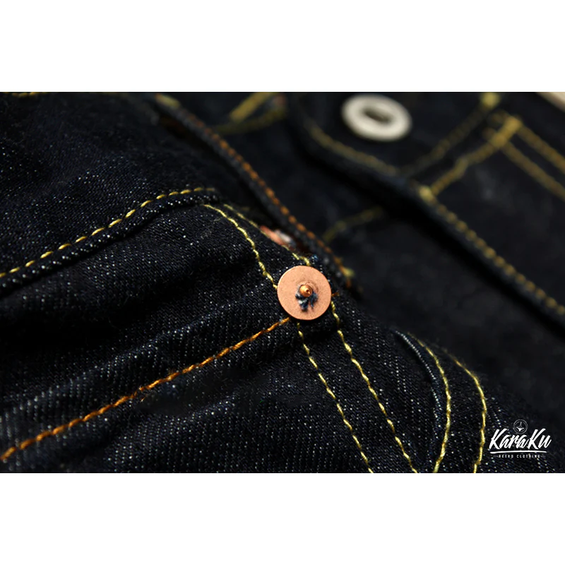 14oz 赤耳 ワンウォッシュデニムパンツ - Image 7
