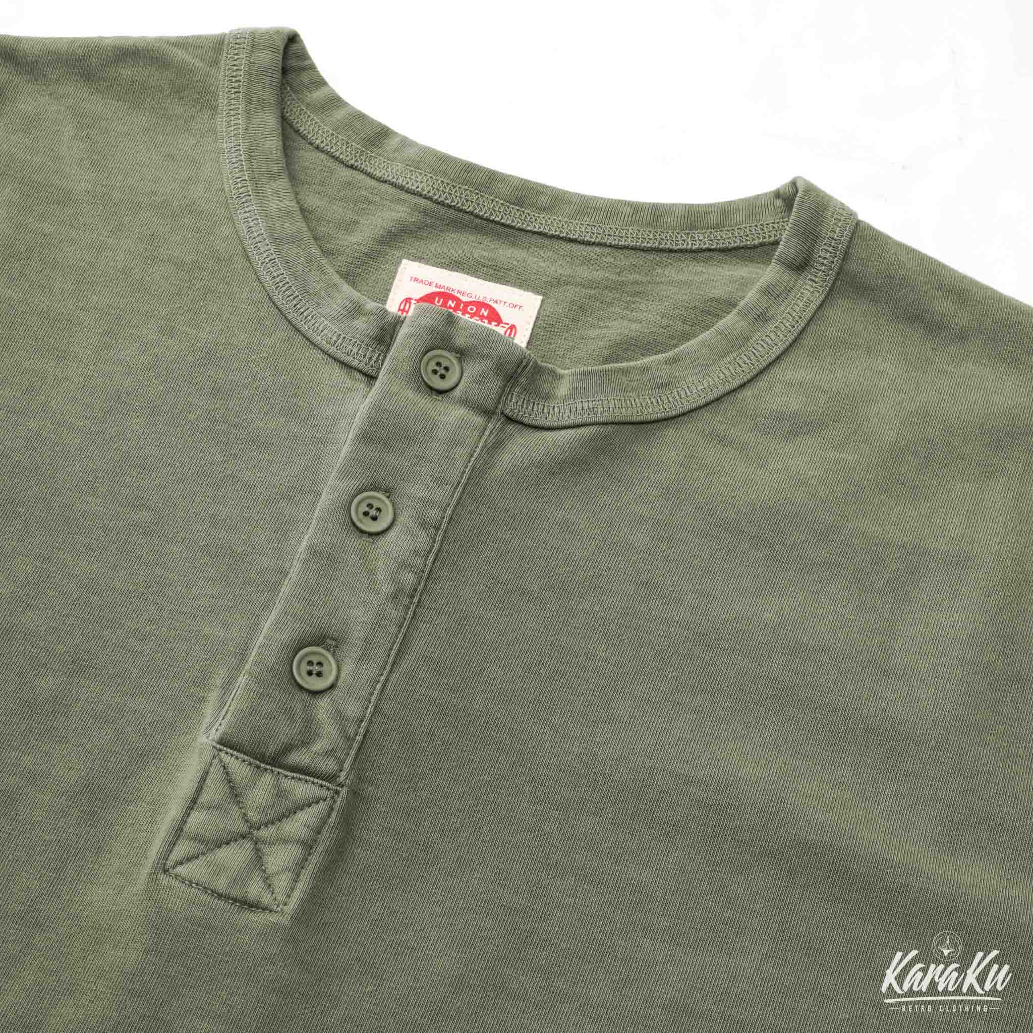 ウォッシュド加工 ヘビーウェイトヘンリーTシャツ - Image 14