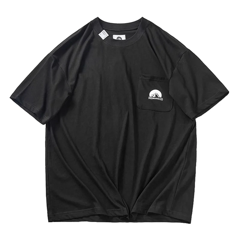 320gヘビーウェイト ドロップショルダーコットンTee - Image 3
