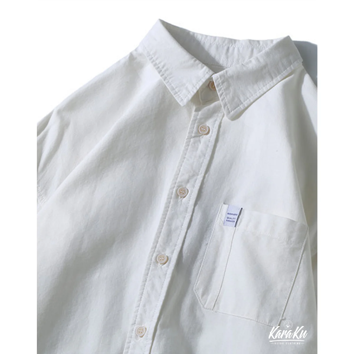 【大人気】Cleanfit 三色展開オックスフォード長袖シャツ - Image 5