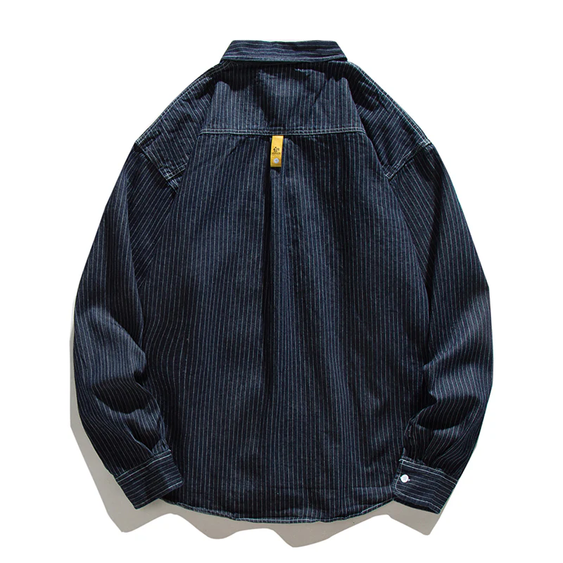 WABASH ウォバッシュストライプデニムシャツ - Image 3