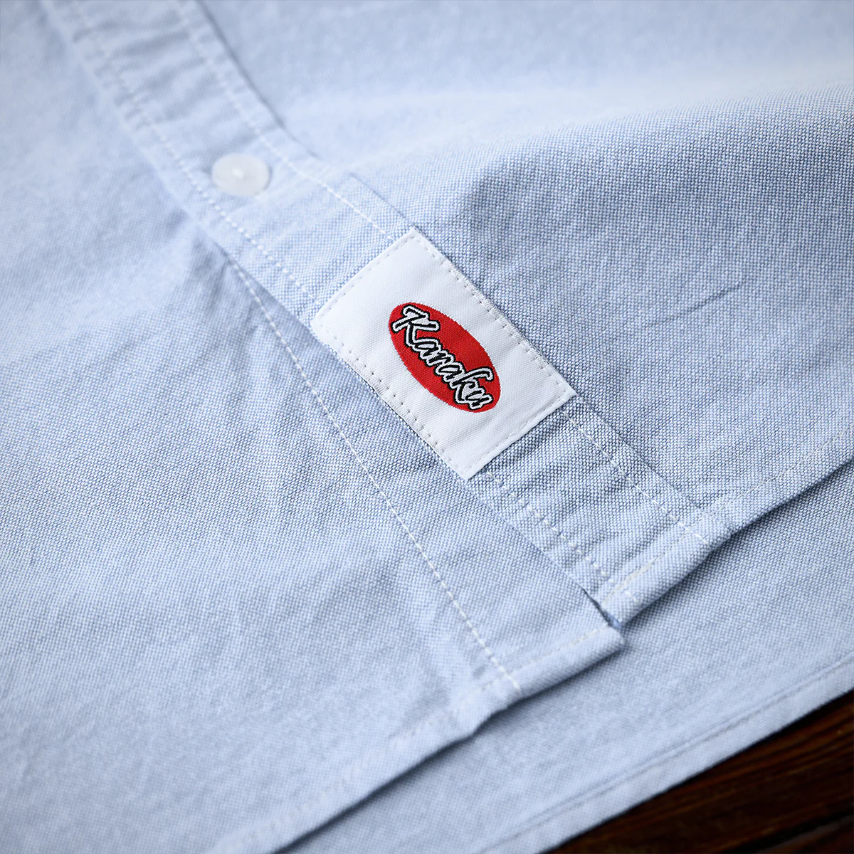 Cleanfit　赤ヒモ付き　刺繍入りオックスフォード長袖シャツ - Image 21