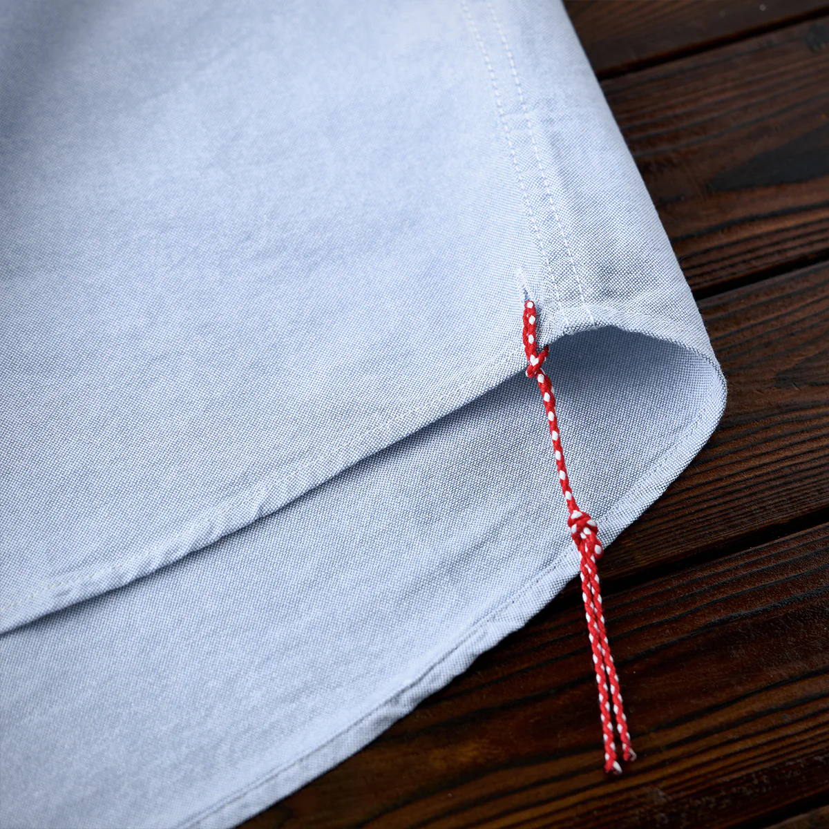 Cleanfit　赤ヒモ付き　刺繍入りオックスフォード長袖シャツ - Image 22