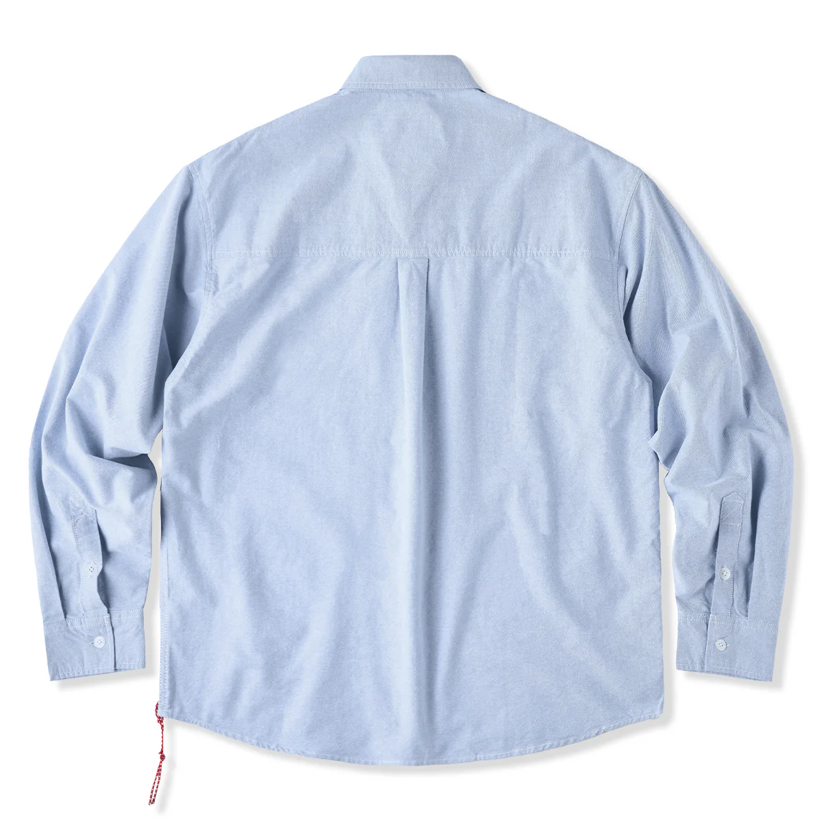Cleanfit　赤ヒモ付き　刺繍入りオックスフォード長袖シャツ - Image 4