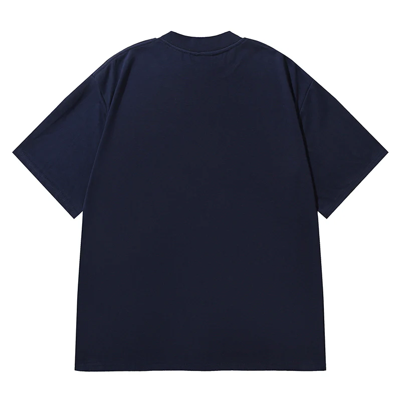 鯉のぼりプリント入り 四色展開クルーネック半袖tee - Image 5