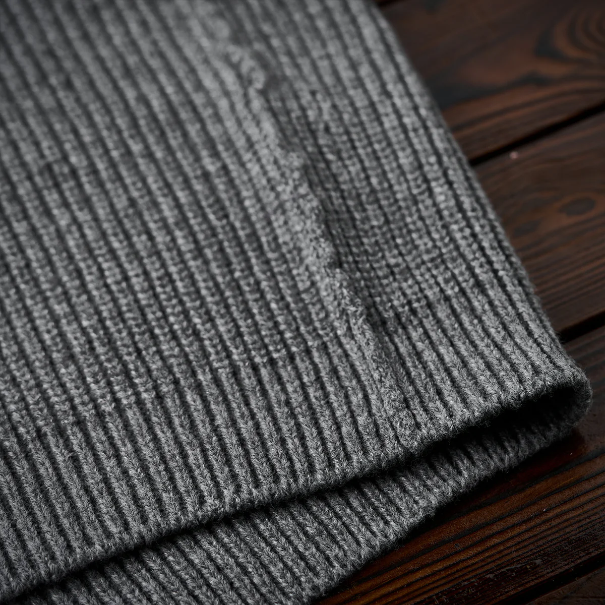 Button&Zipper 4色展開リブ編みニットカーディガン - Image 15