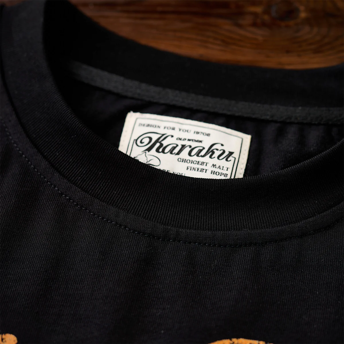「烈吼ノ幕府将軍猫」プリント&karaku刺繍入りコットンTシャツ - Image 9