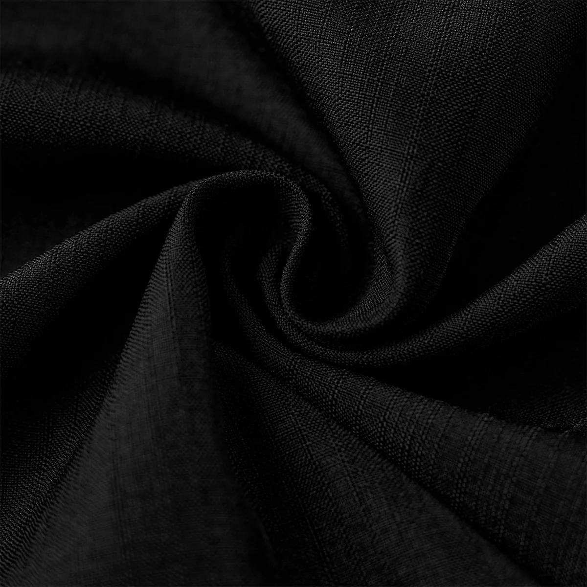 「Karaku」刺繍入り 配色切替リネンライクオープンカラーシャツ - Image 6