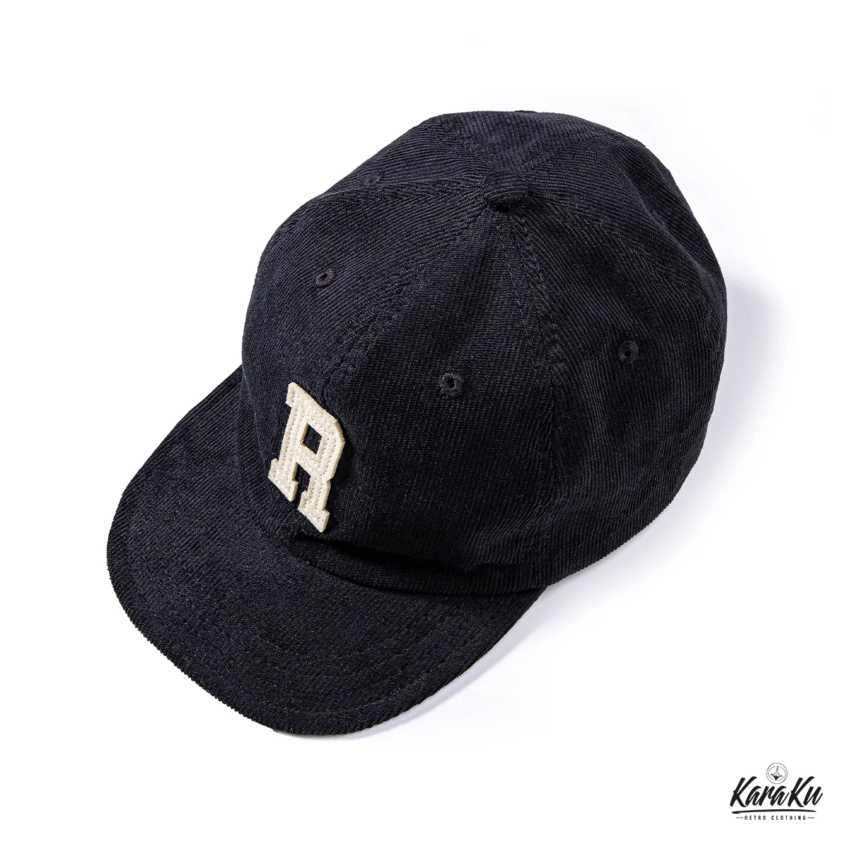 コーデュロイ 「R」ロゴベースボールキャップ - Image 3