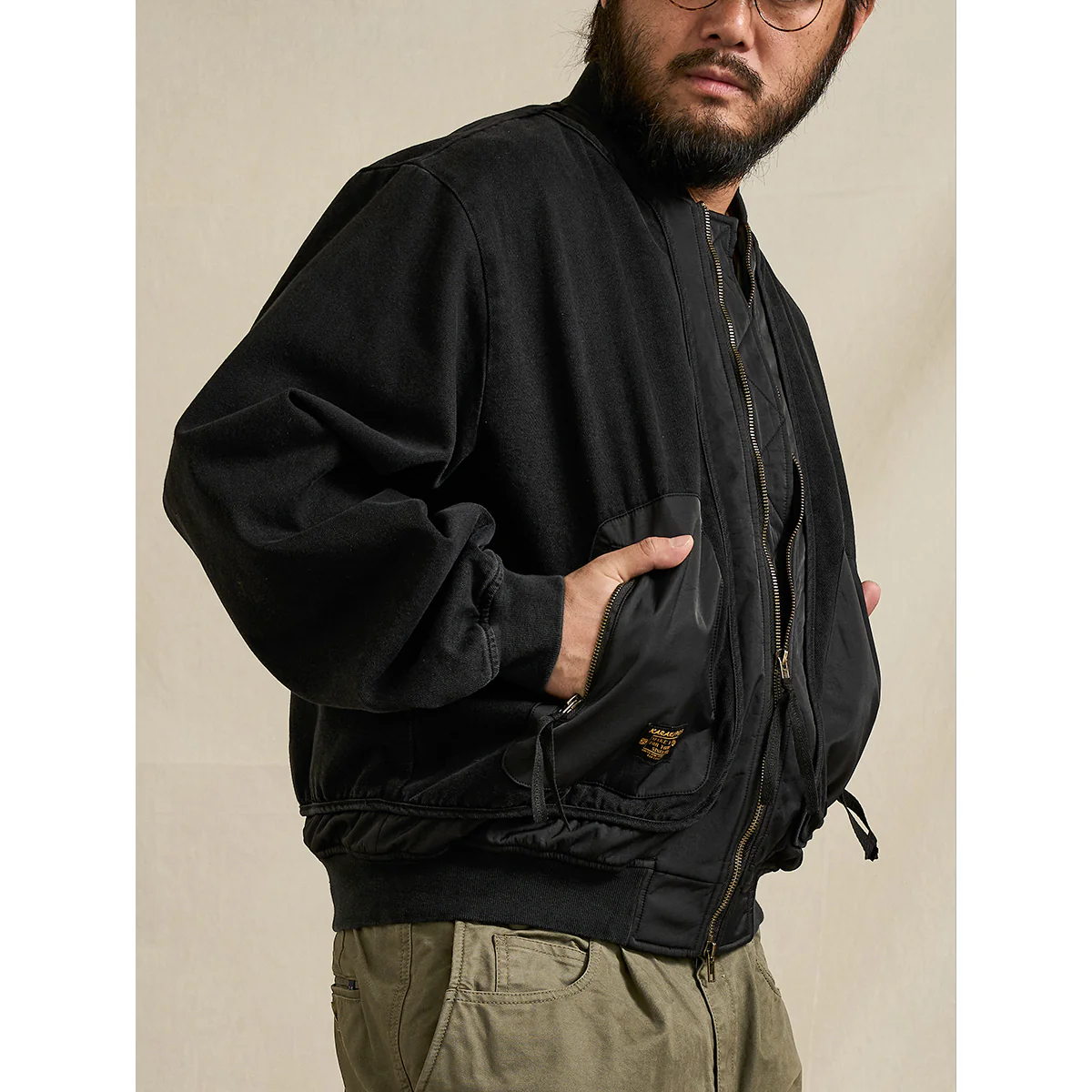 再構築 異素材コンビウォッシュ加工デニムジャケット - Image 8