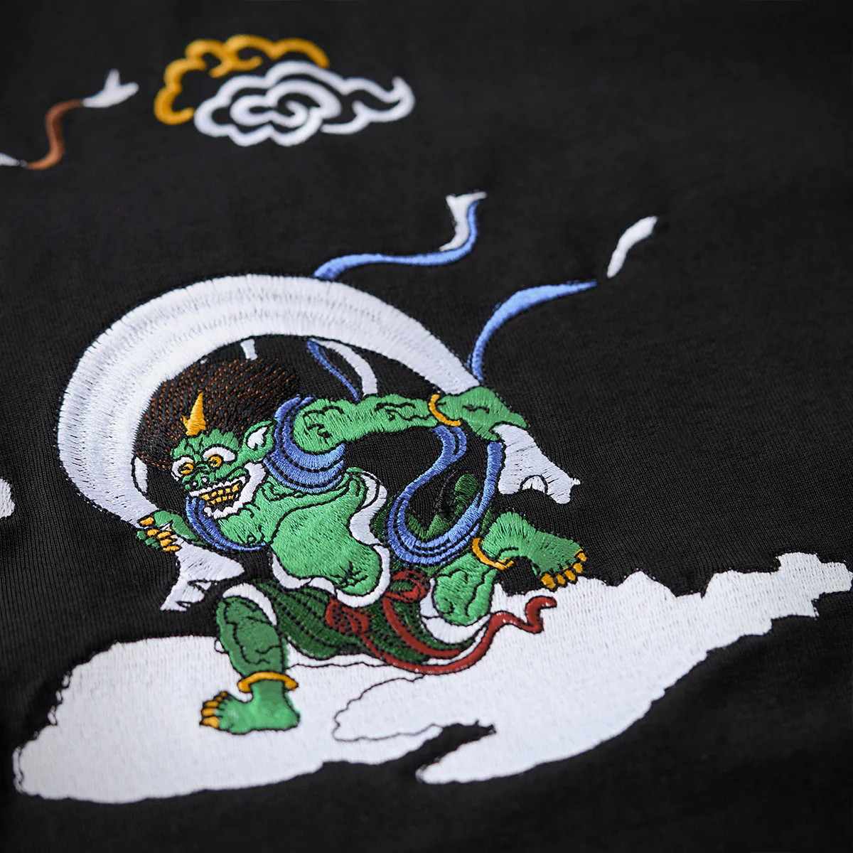 俵屋宗達「風神雷神図」刺繍入りヘビーウェイトTee - Image 10