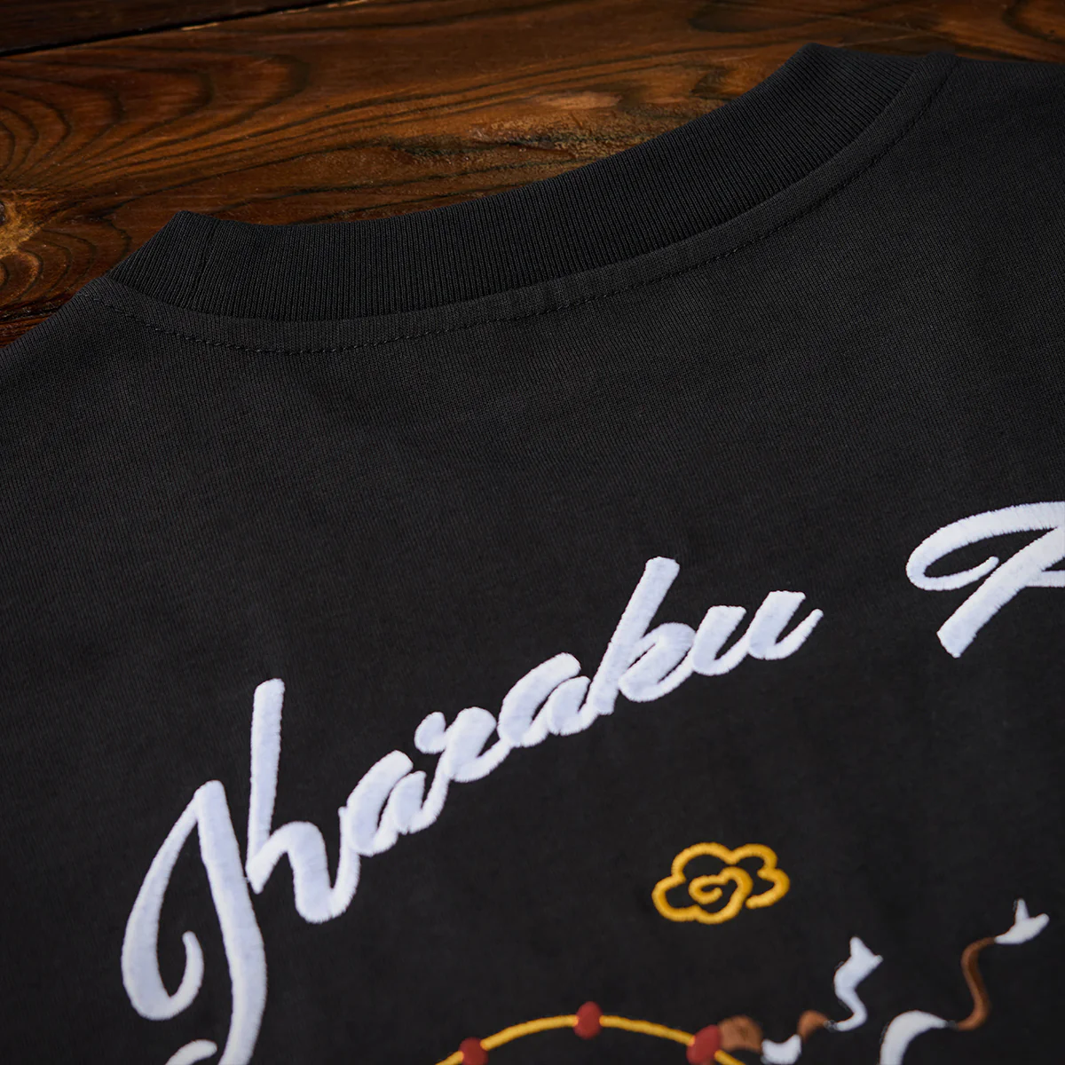 俵屋宗達「風神雷神図」刺繍入りヘビーウェイトTee - Image 8