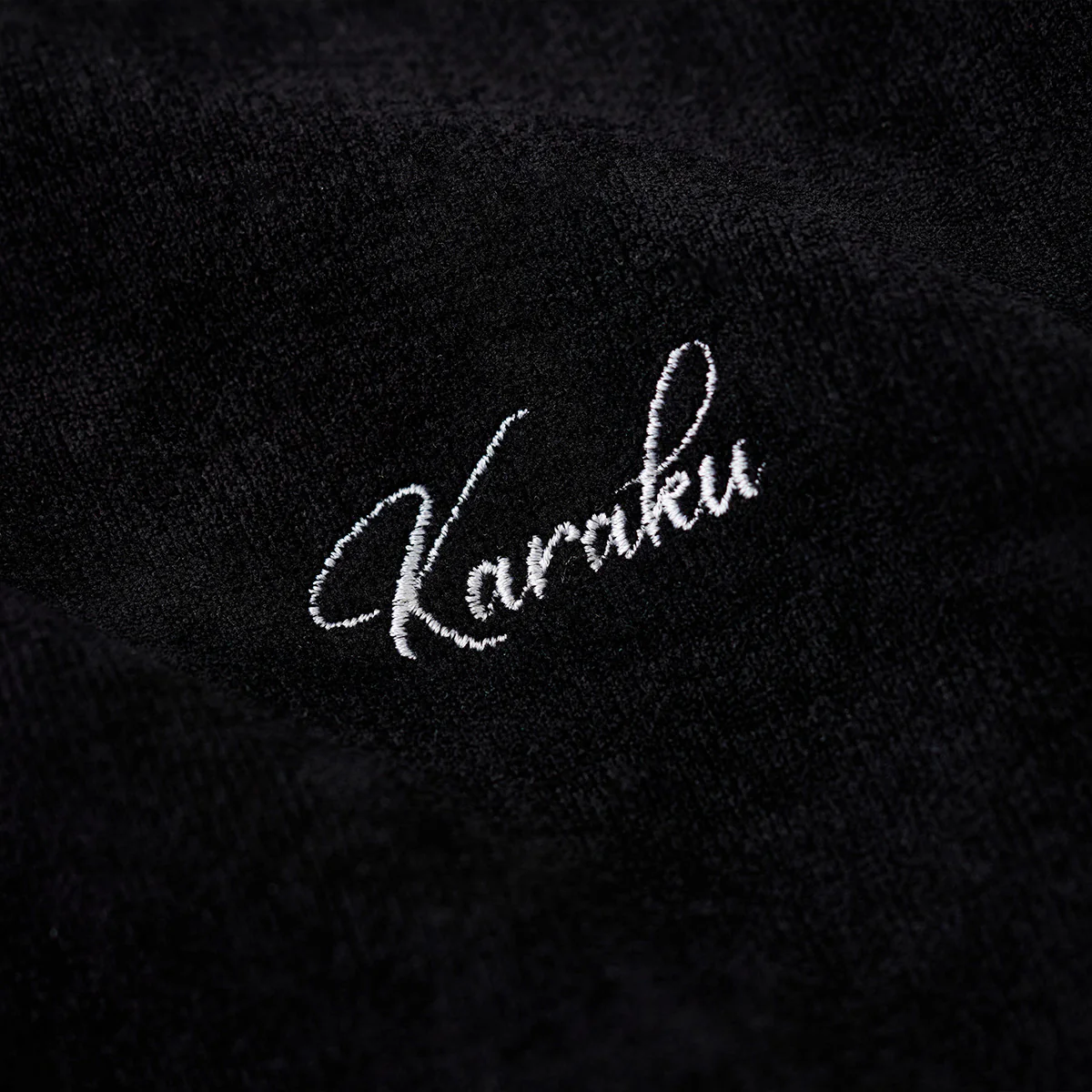 「KaraKu」刺繍入り　両面起毛フリースヘンリーネックスウェット - Image 10