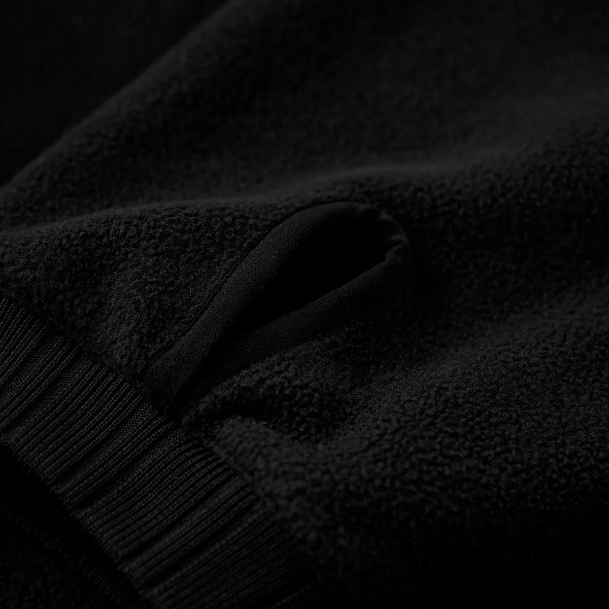 ペイズリー柄シェニル切替 ハーフジップフリースパーカー - Image 11