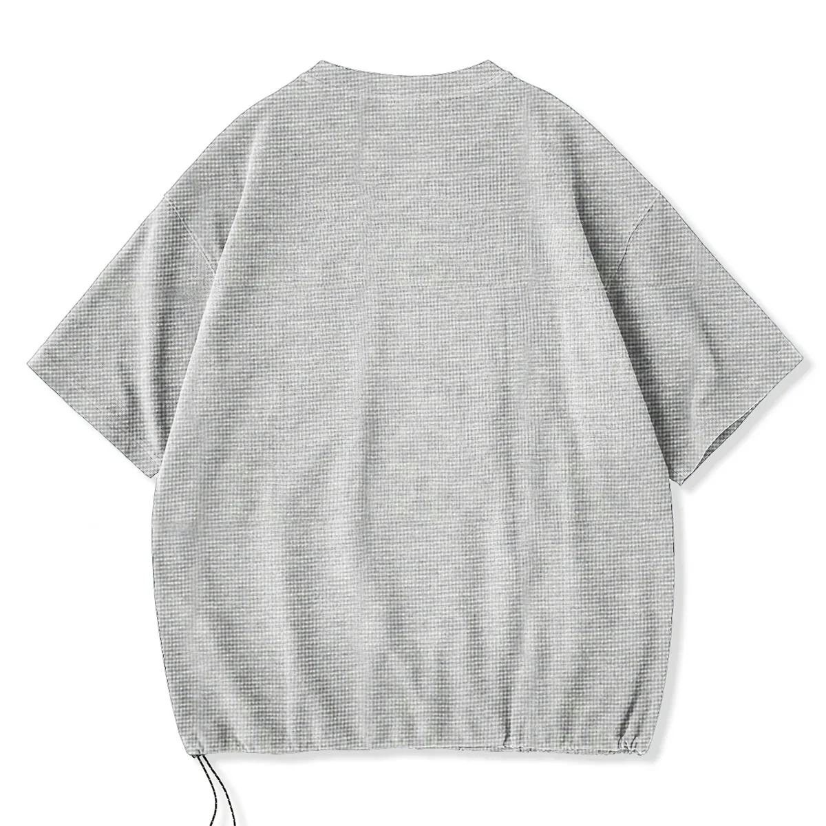 新色追加！「STAY TRUE」刺繍ワッペン　裾ドローコードワッフルTee - Image 4