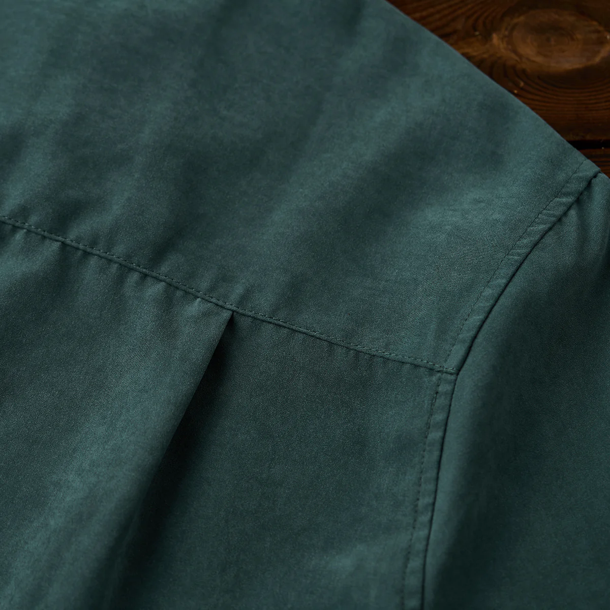 KARAKU×田中ラオウ「Green drift」虎刺繍入り　ピーチスキンキューバカラーシャツ - Image 19