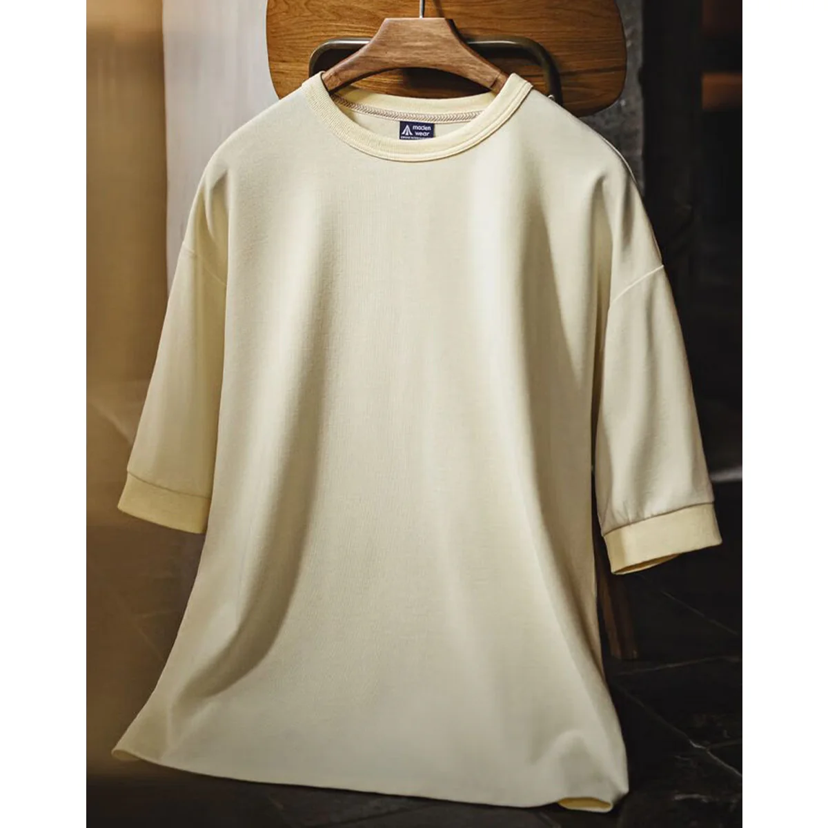 CITYBOY バック刺繍入りドロップショルダーTee - Image 4
