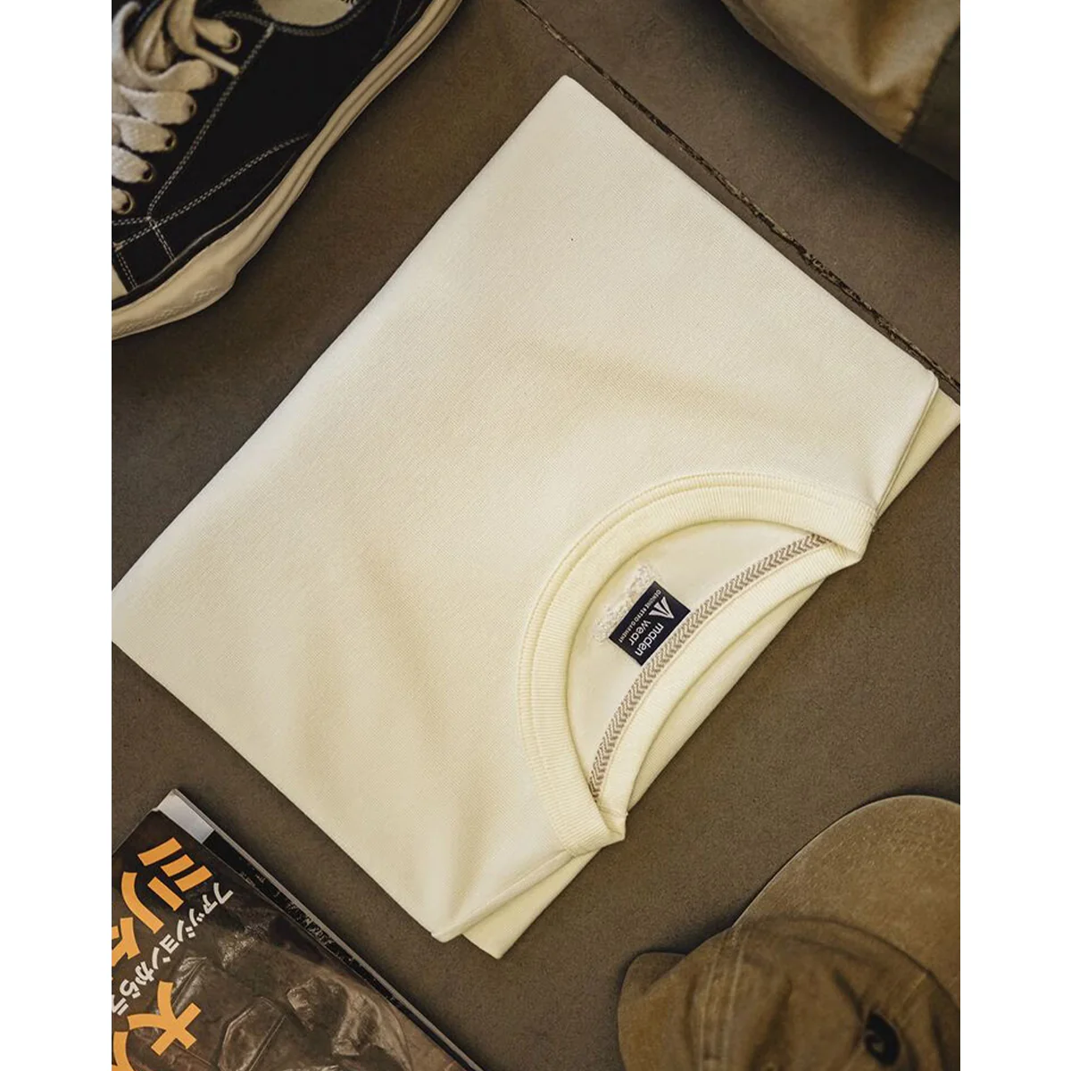 CITYBOY バック刺繍入りドロップショルダーTee - Image 5