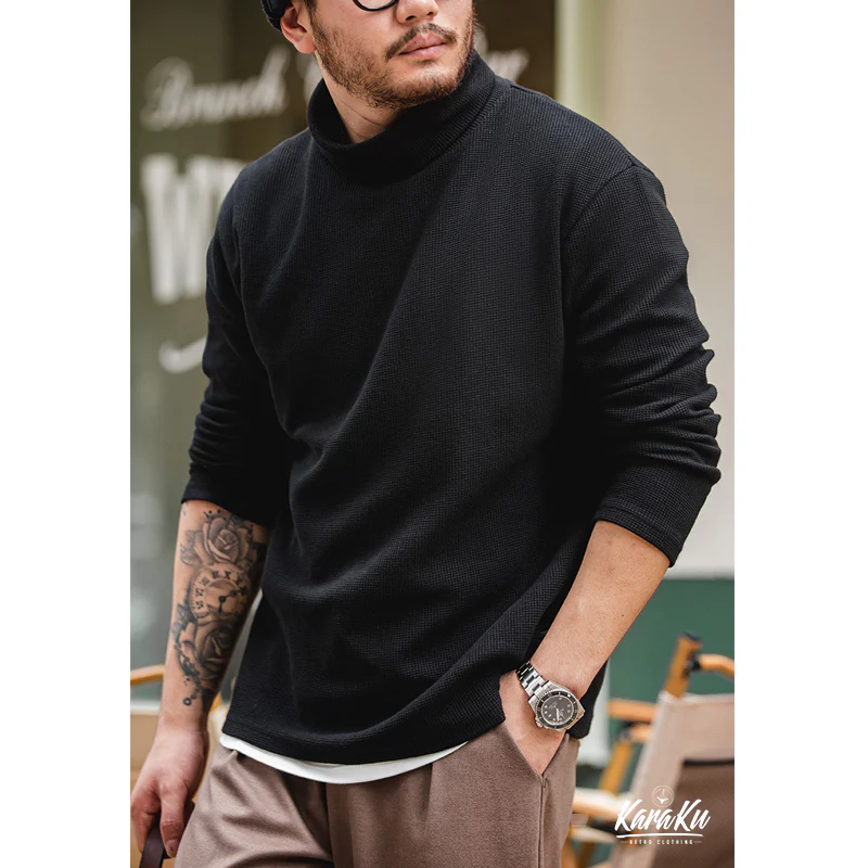 ニット風タートルネック スウェット - Image 7