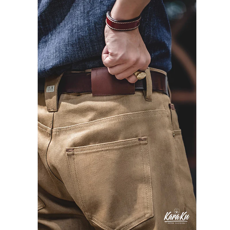「秋Special」Yellowstone Park赤耳ストレート生デニムパンツ - Image 7