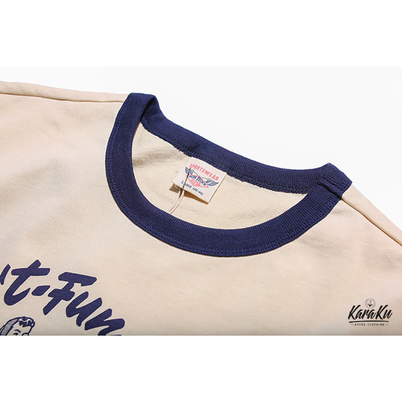 265ヘビーウェイト　バイクプリントリンガーTee - Image 10