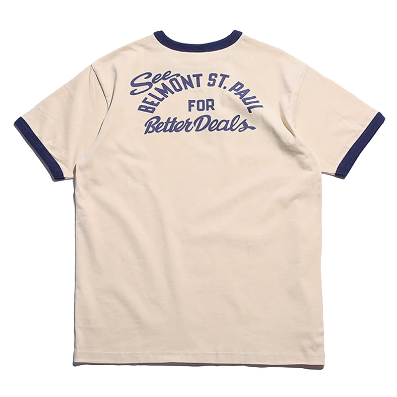 265ヘビーウェイト　バイクプリントリンガーTee - Image 4