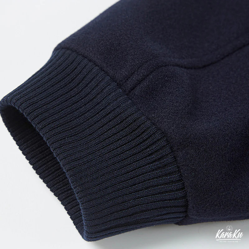 エルボーパッチ　「B」刺繡入りスタジャン　 - Image 10