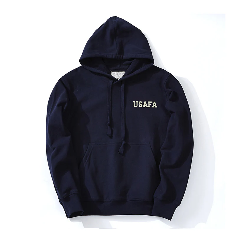 USAFAプリント ヘビーウェイト高密度裏パイルパーカー - Image 2