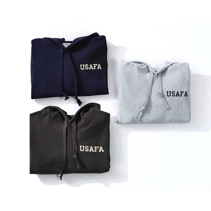 USAFAプリント ヘビーウェイト高密度裏パイルパーカー - Image 7